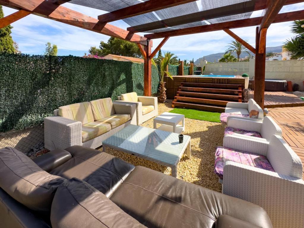Calpe Chalet Privado Piscina A 5Min De La Playa Y Centro Jacuzzi Barbacoa Wifi Aire Eksteriør billede