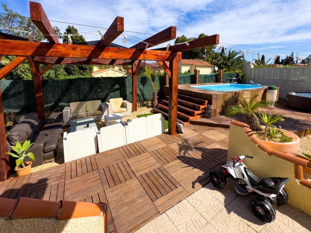 Calpe Chalet Privado Piscina A 5Min De La Playa Y Centro Jacuzzi Barbacoa Wifi Aire Eksteriør billede