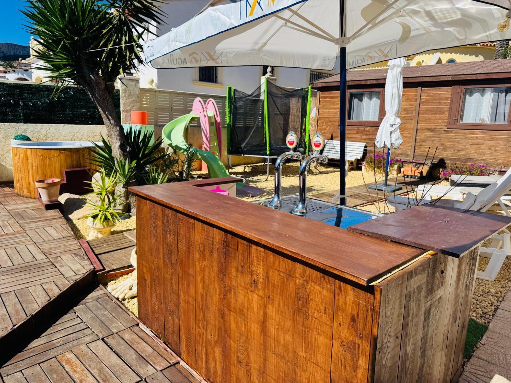 Calpe Chalet Privado Piscina A 5Min De La Playa Y Centro Jacuzzi Barbacoa Wifi Aire Eksteriør billede