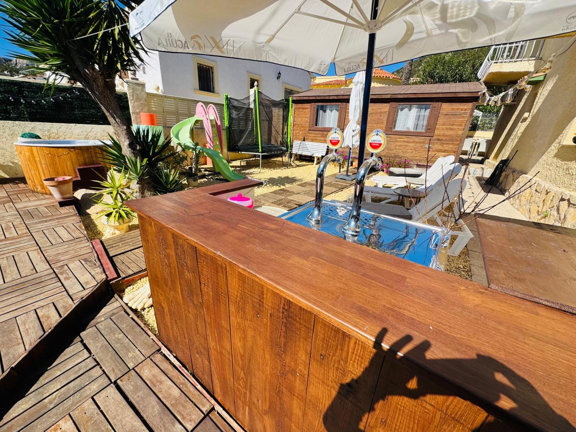 Calpe Chalet Privado Piscina A 5Min De La Playa Y Centro Jacuzzi Barbacoa Wifi Aire Eksteriør billede