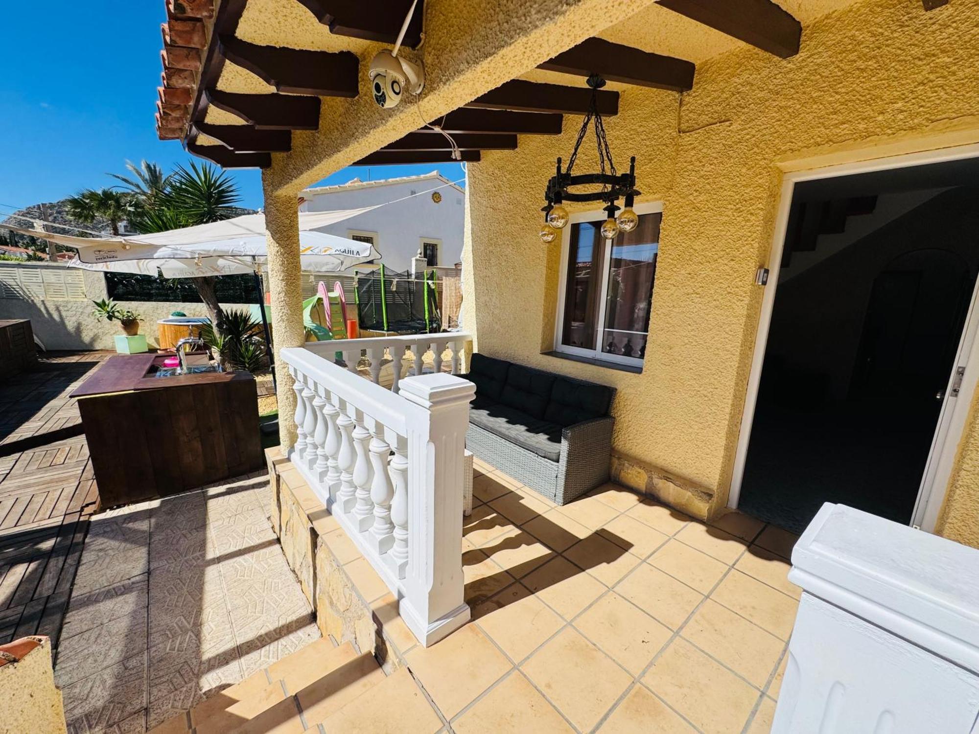 Calpe Chalet Privado Piscina A 5Min De La Playa Y Centro Jacuzzi Barbacoa Wifi Aire Eksteriør billede